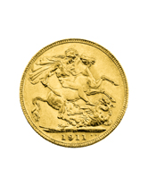 King George V Gold Sovereign